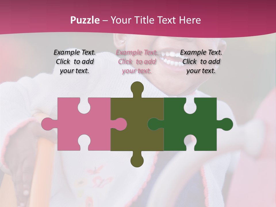 Black Pretty Play PowerPoint Template