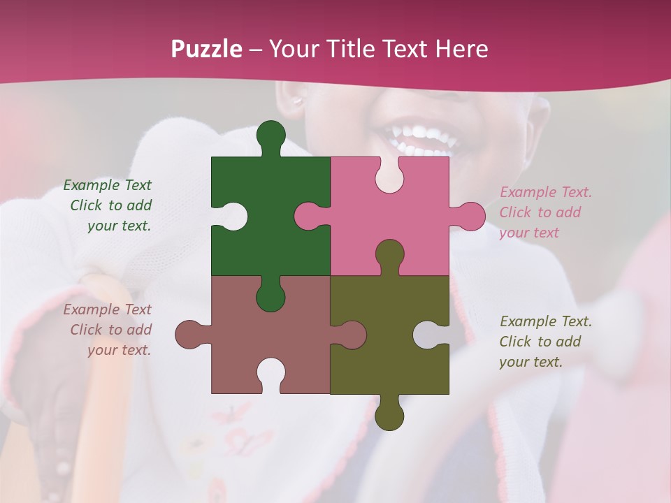 Black Pretty Play PowerPoint Template