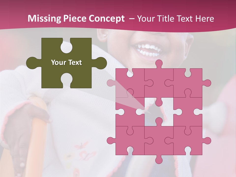 Black Pretty Play PowerPoint Template