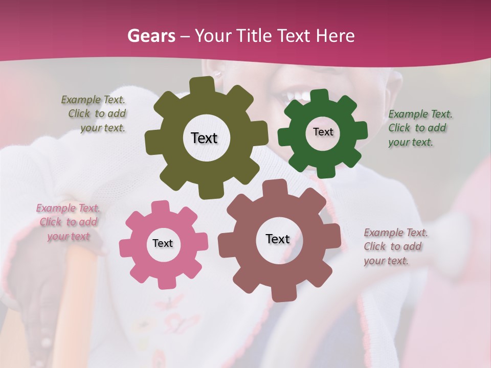 Black Pretty Play PowerPoint Template