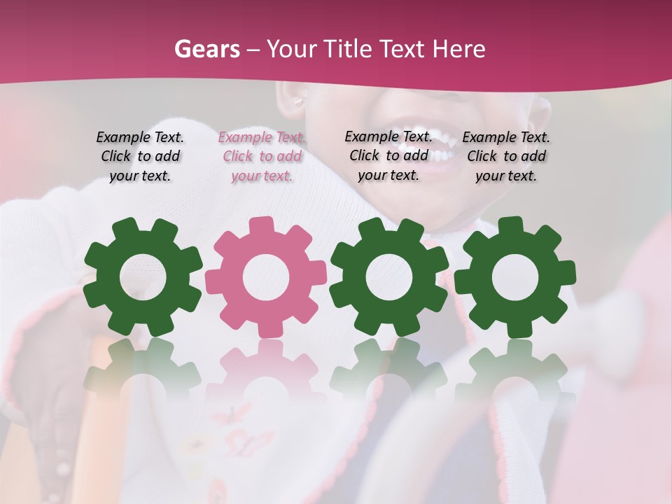 Black Pretty Play PowerPoint Template