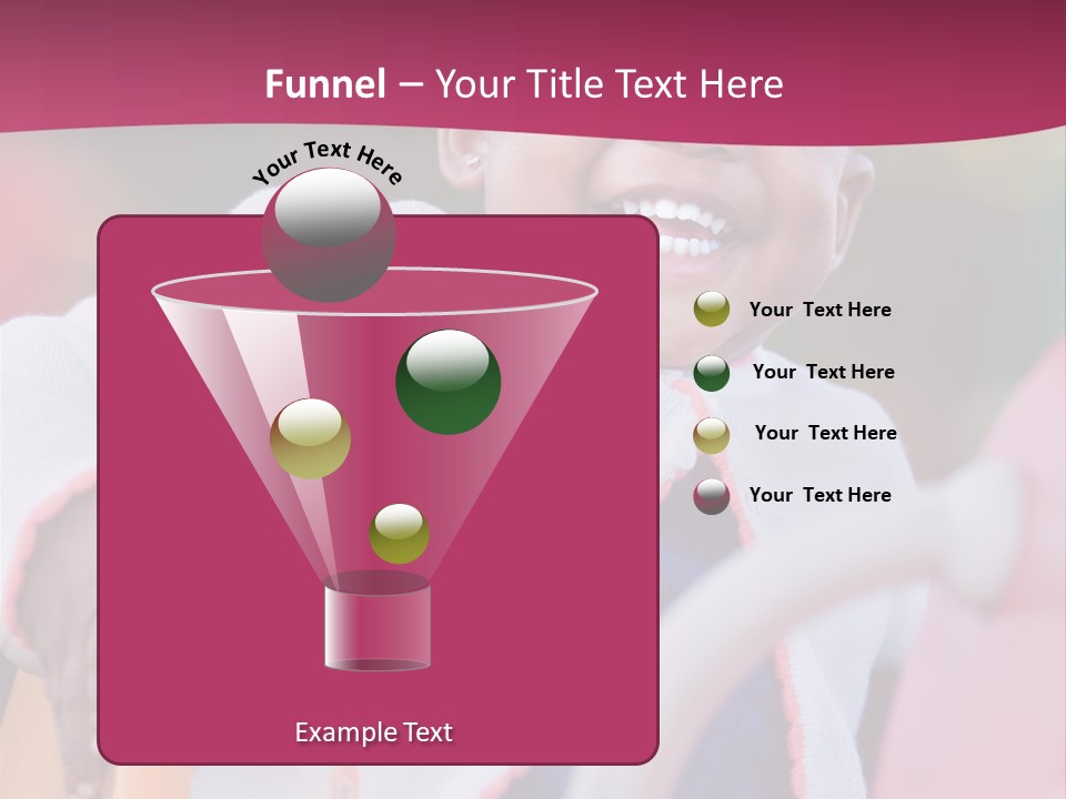 Black Pretty Play PowerPoint Template