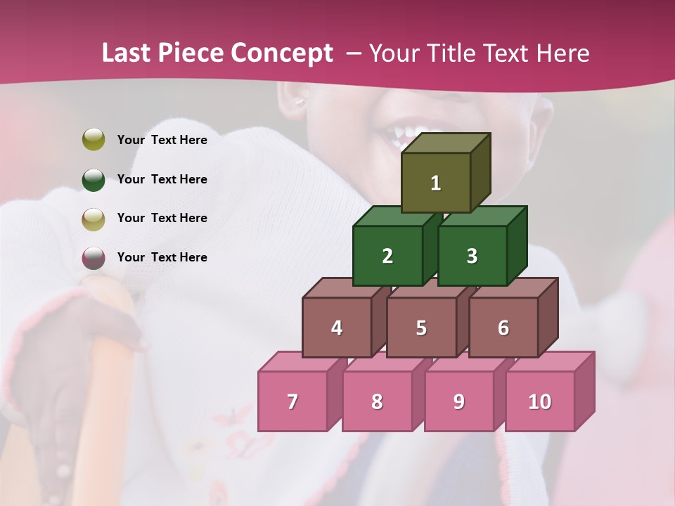 Black Pretty Play PowerPoint Template