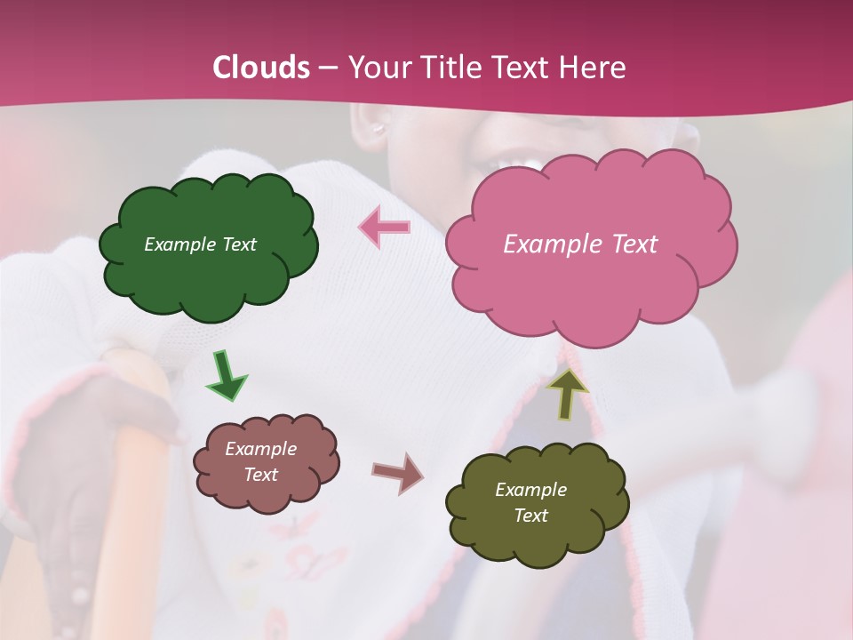 Black Pretty Play PowerPoint Template