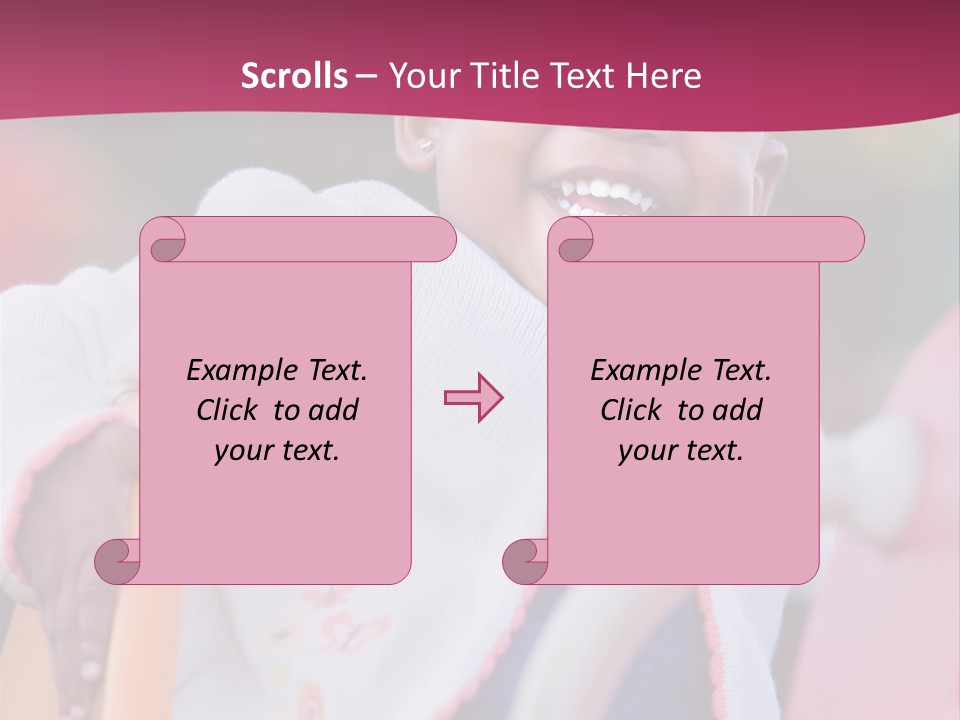 Black Pretty Play PowerPoint Template
