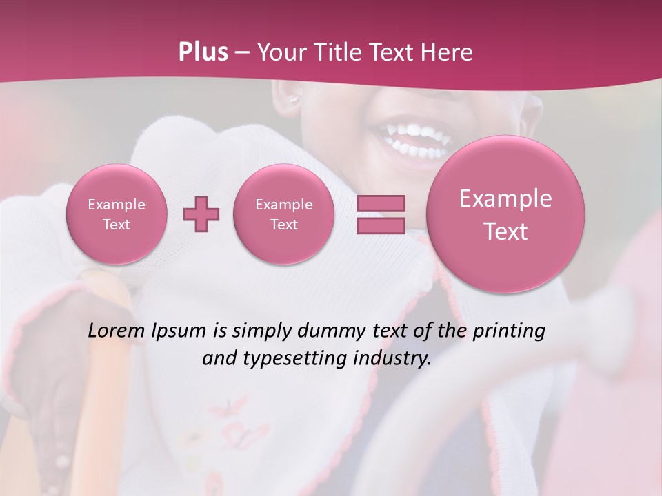 Black Pretty Play PowerPoint Template