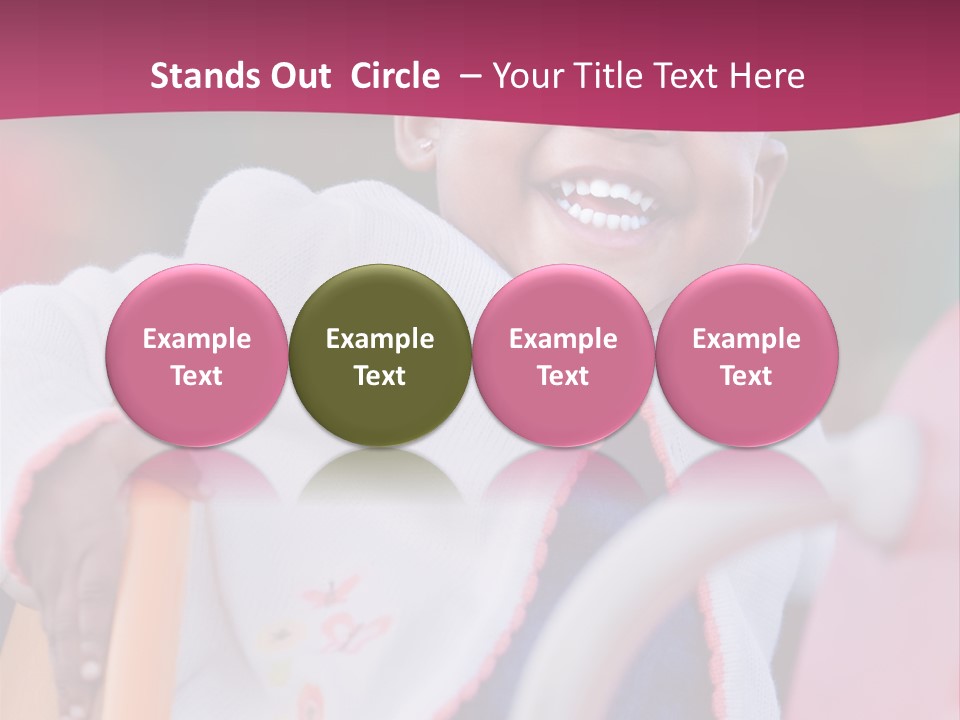 Black Pretty Play PowerPoint Template