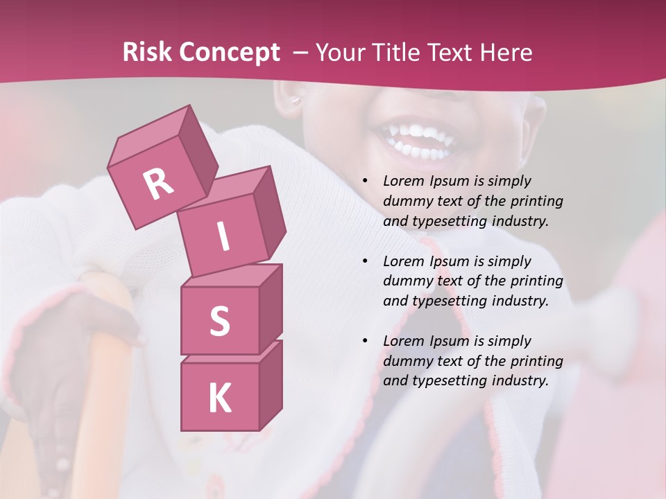 Black Pretty Play PowerPoint Template