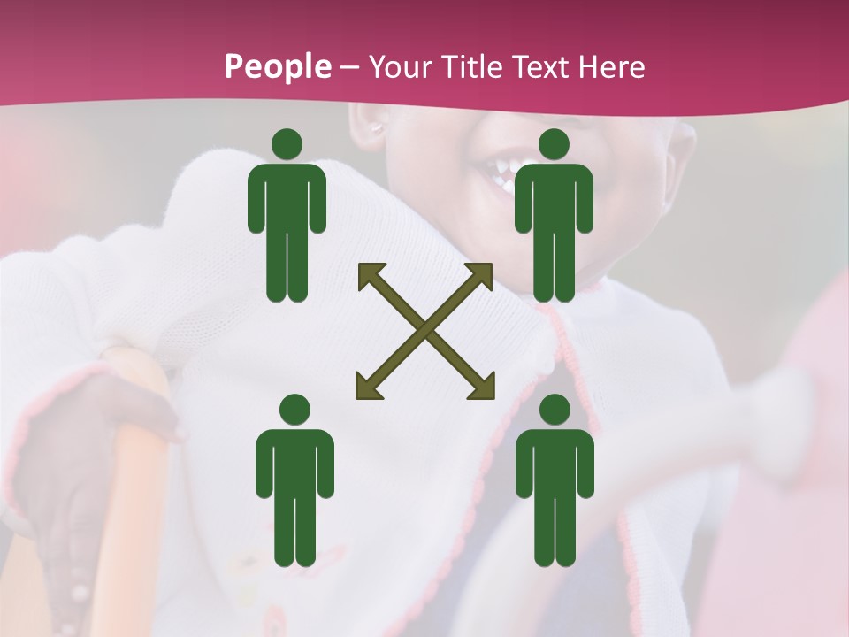 Black Pretty Play PowerPoint Template