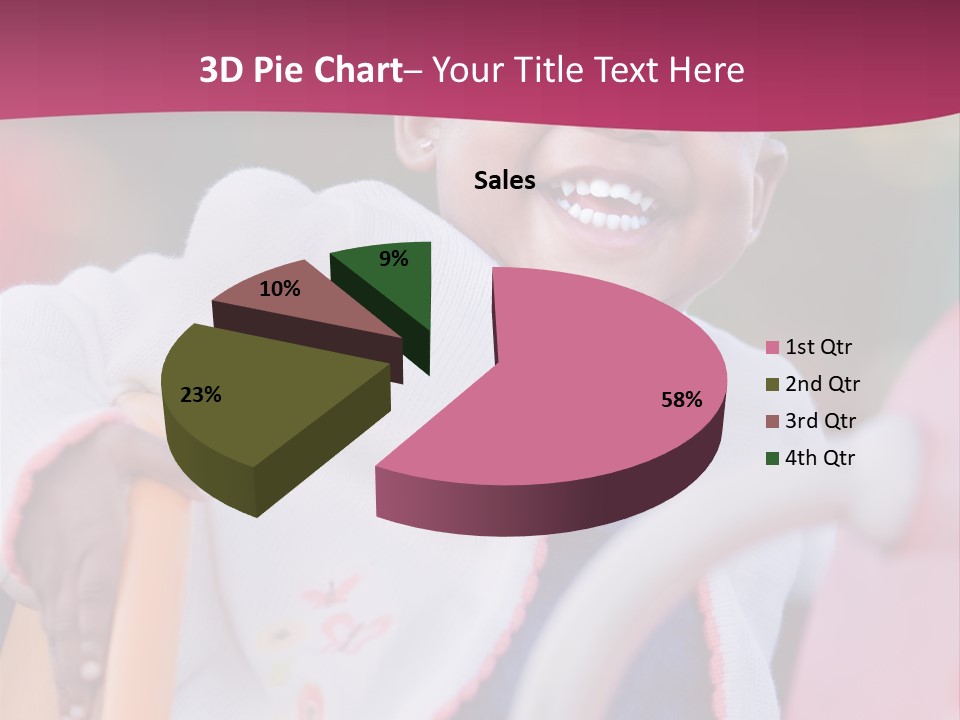 Black Pretty Play PowerPoint Template