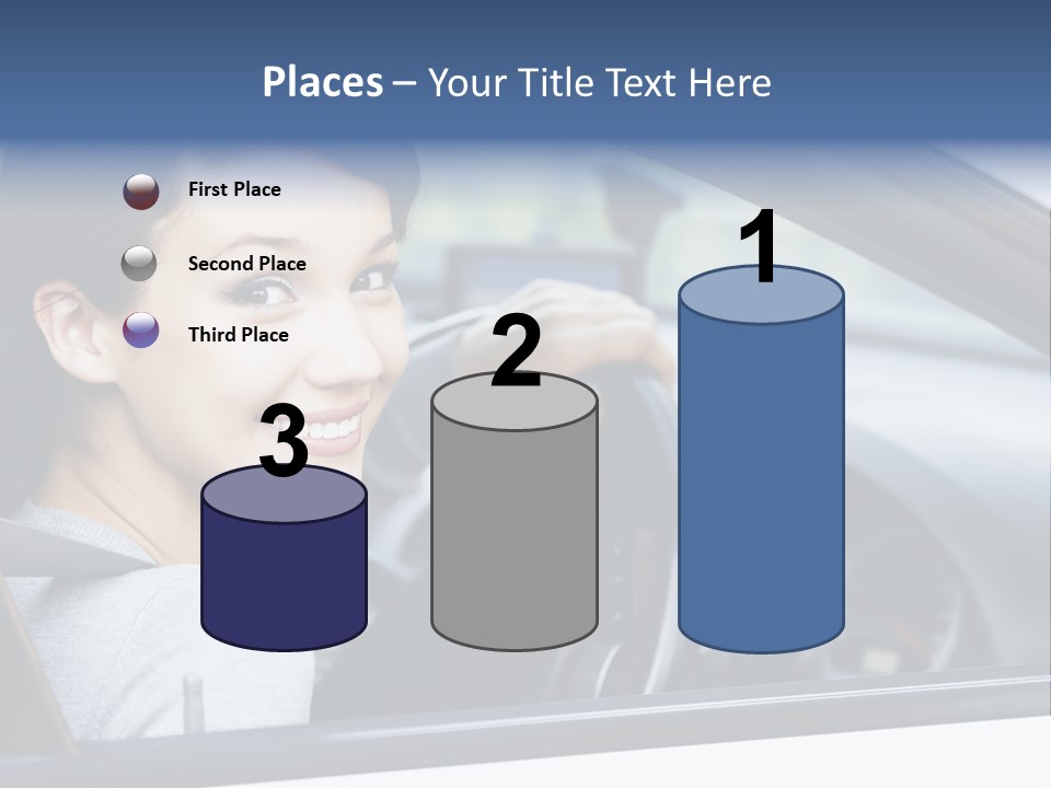 Cute Beauty Girl PowerPoint Template