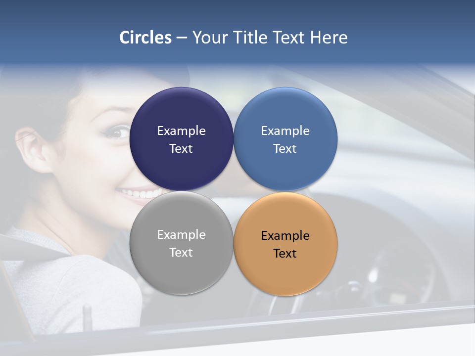 Cute Beauty Girl PowerPoint Template