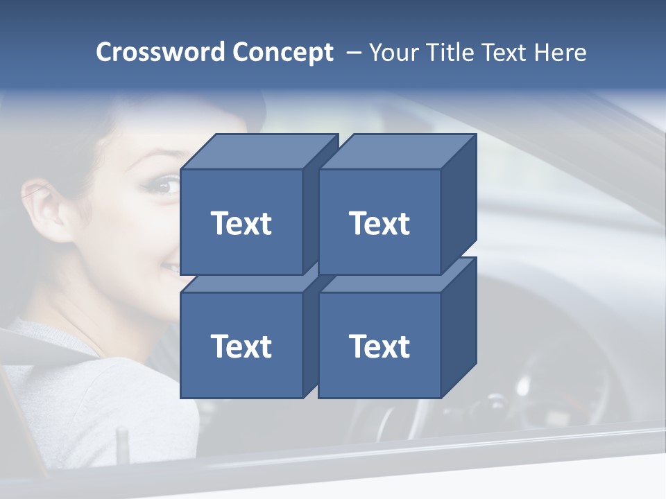 Cute Beauty Girl PowerPoint Template