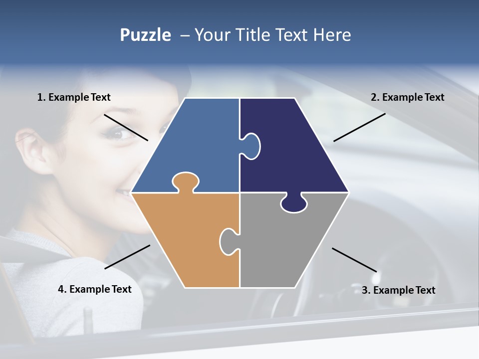 Cute Beauty Girl PowerPoint Template