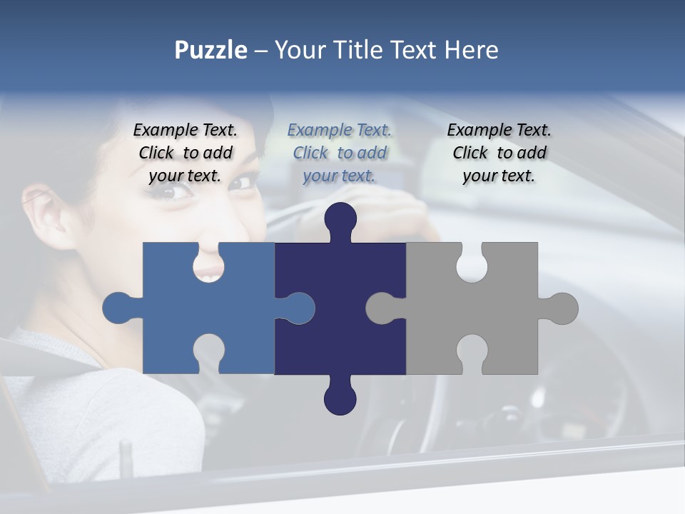 Cute Beauty Girl PowerPoint Template