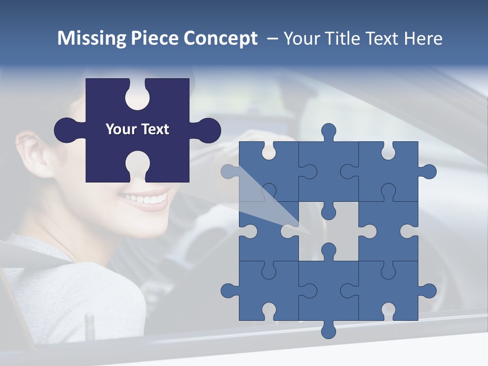 Cute Beauty Girl PowerPoint Template