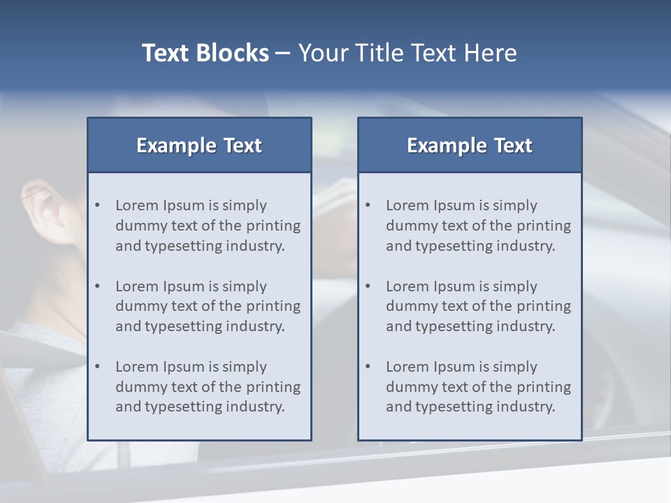 Cute Beauty Girl PowerPoint Template