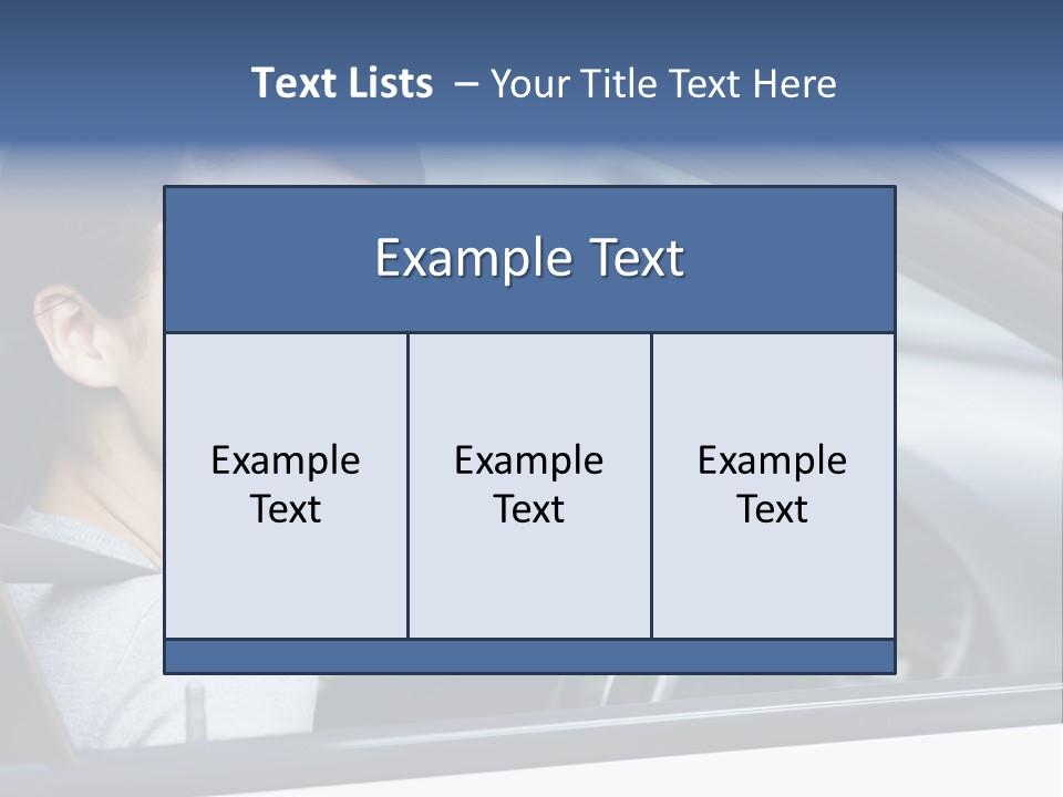 Cute Beauty Girl PowerPoint Template