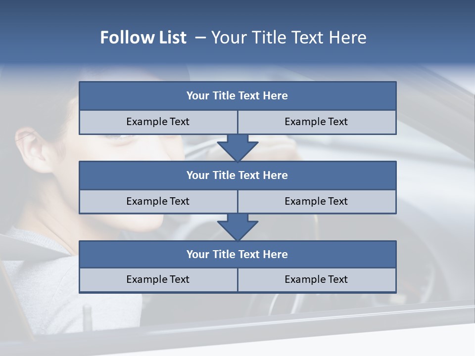 Cute Beauty Girl PowerPoint Template