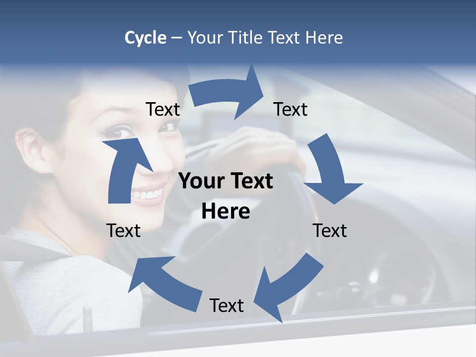 Cute Beauty Girl PowerPoint Template