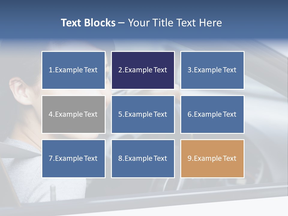 Cute Beauty Girl PowerPoint Template