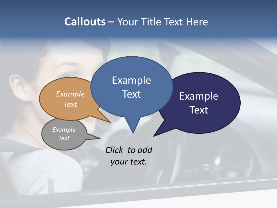 Cute Beauty Girl PowerPoint Template