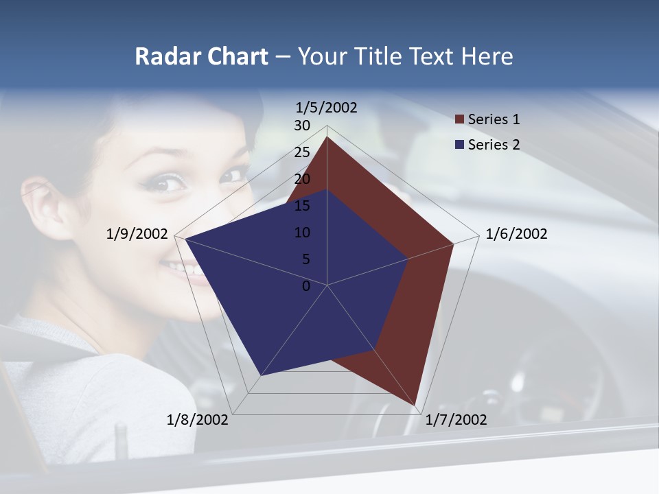 Cute Beauty Girl PowerPoint Template