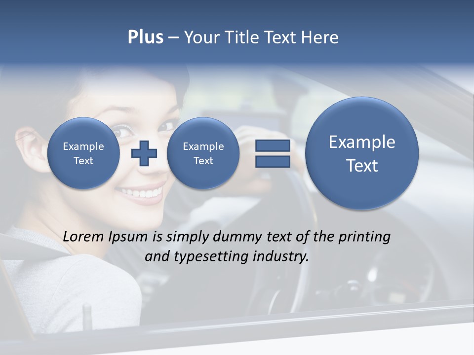 Cute Beauty Girl PowerPoint Template