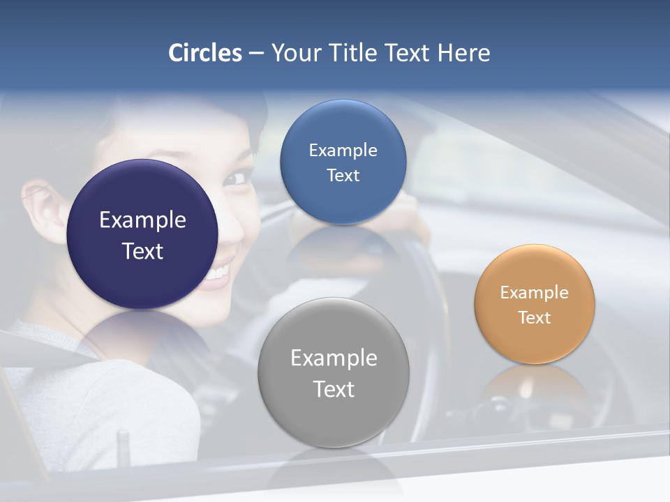 Cute Beauty Girl PowerPoint Template