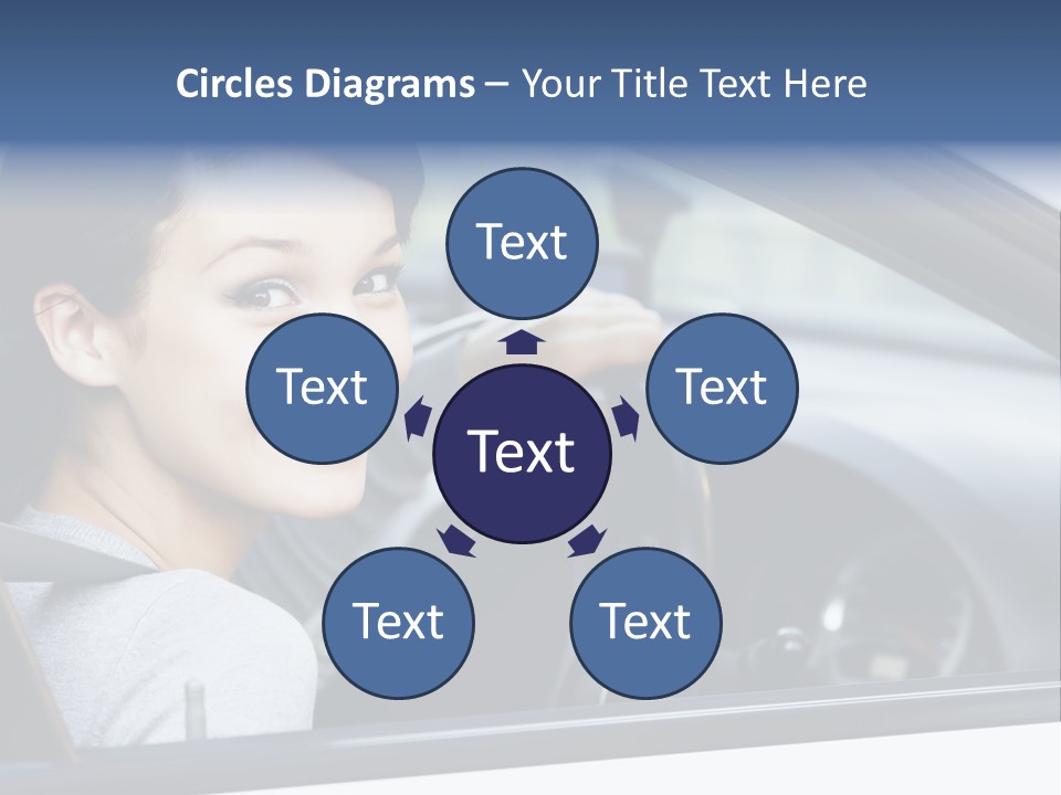 Cute Beauty Girl PowerPoint Template