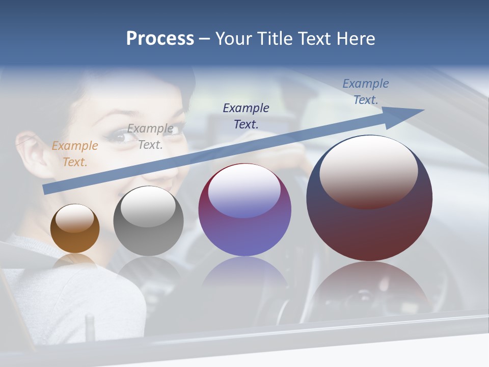 Cute Beauty Girl PowerPoint Template