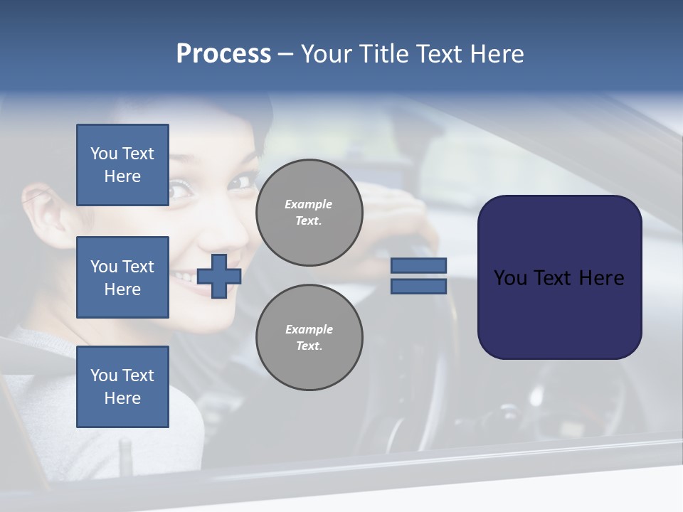 Cute Beauty Girl PowerPoint Template