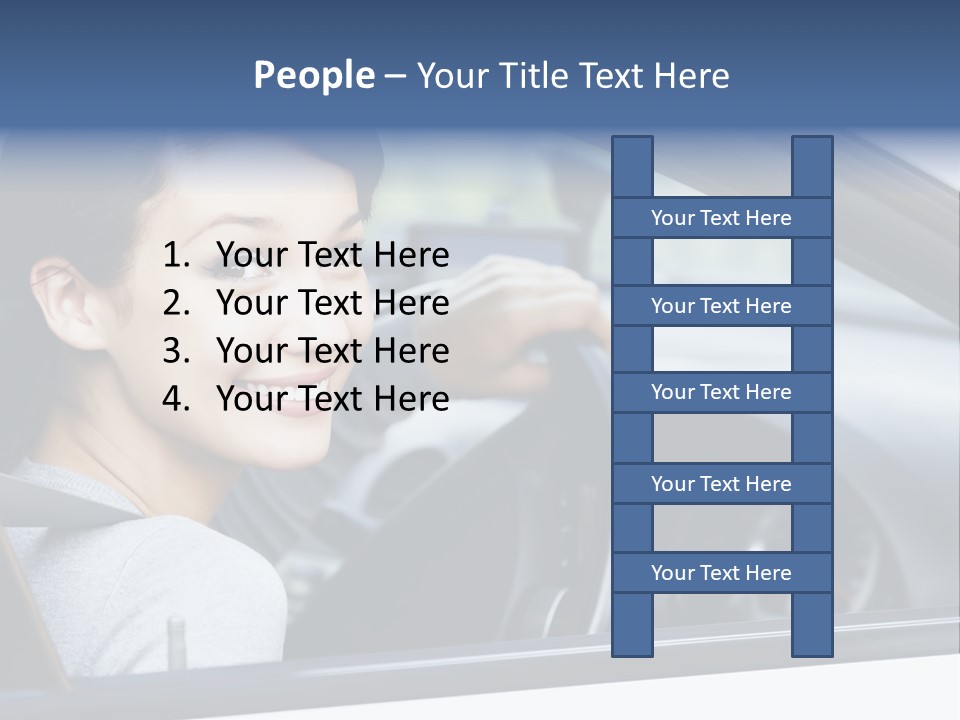 Cute Beauty Girl PowerPoint Template