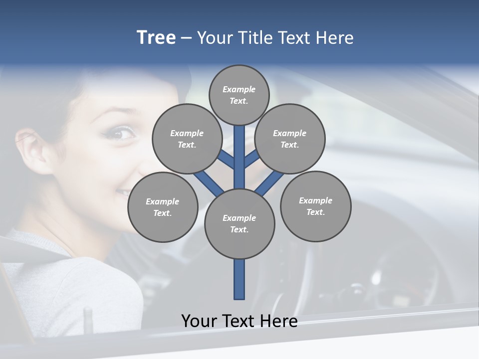 Cute Beauty Girl PowerPoint Template