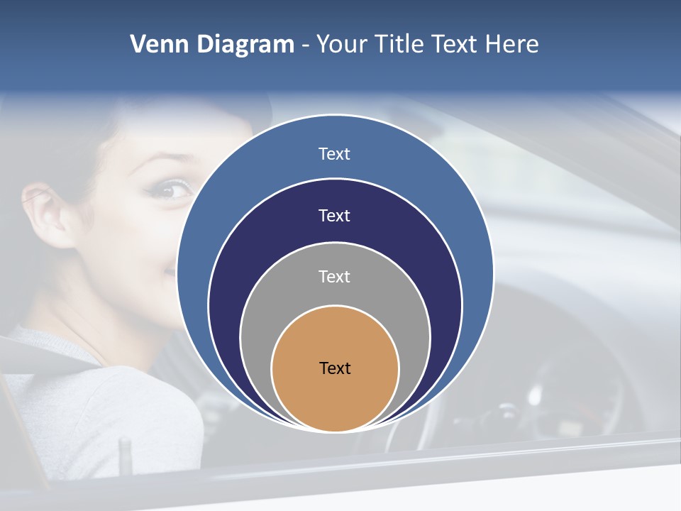 Cute Beauty Girl PowerPoint Template