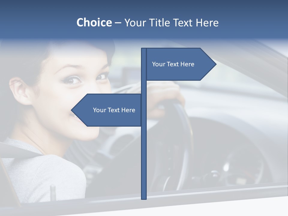 Cute Beauty Girl PowerPoint Template