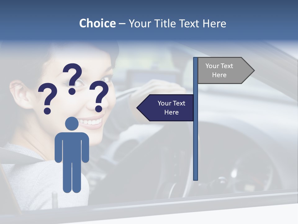 Cute Beauty Girl PowerPoint Template