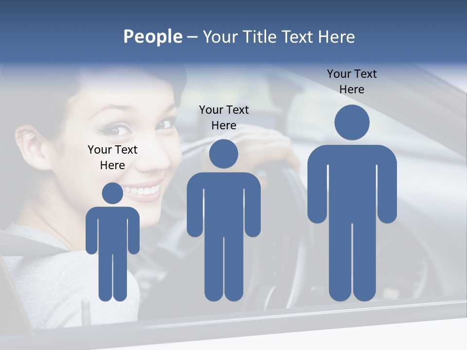 Cute Beauty Girl PowerPoint Template