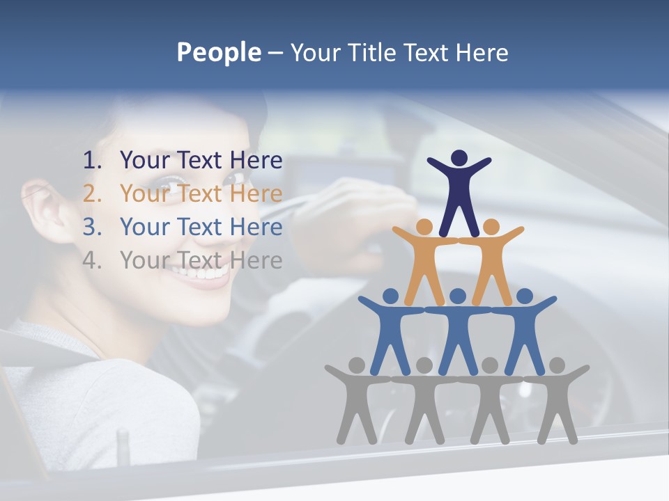 Cute Beauty Girl PowerPoint Template