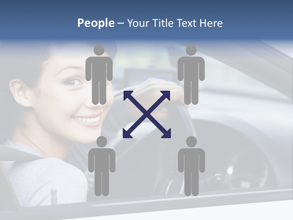 Cute Beauty Girl PowerPoint Template