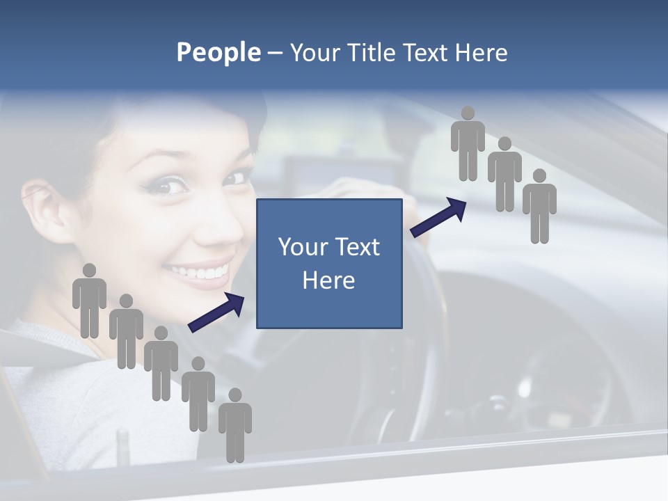 Cute Beauty Girl PowerPoint Template