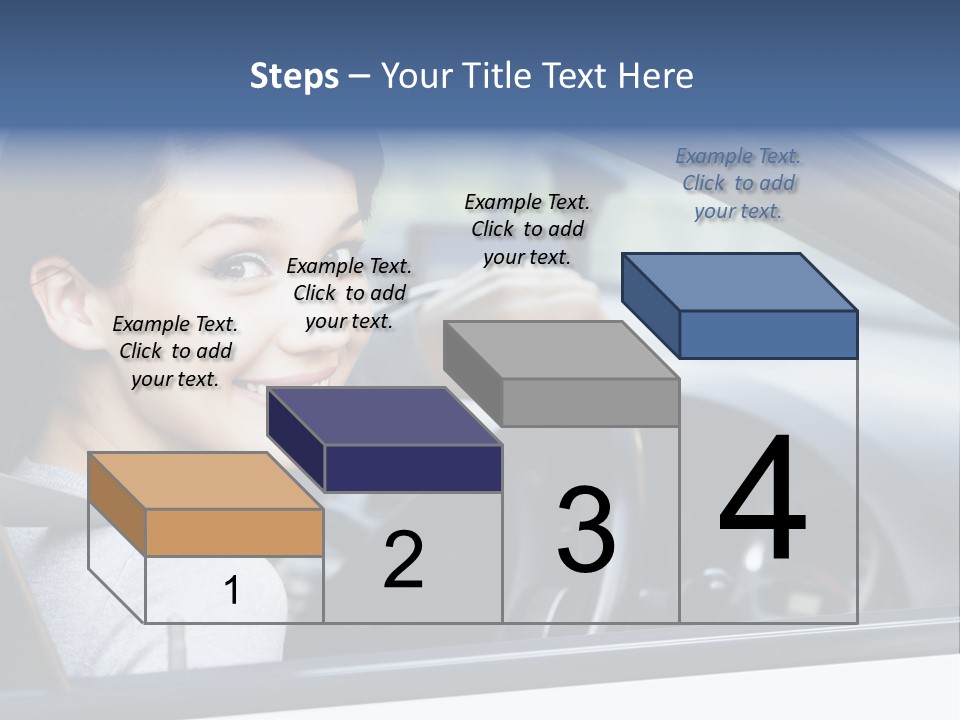 Cute Beauty Girl PowerPoint Template