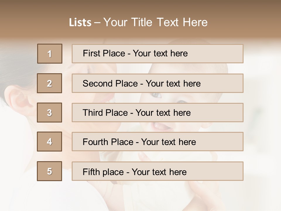 Small Face Cheerful PowerPoint Template