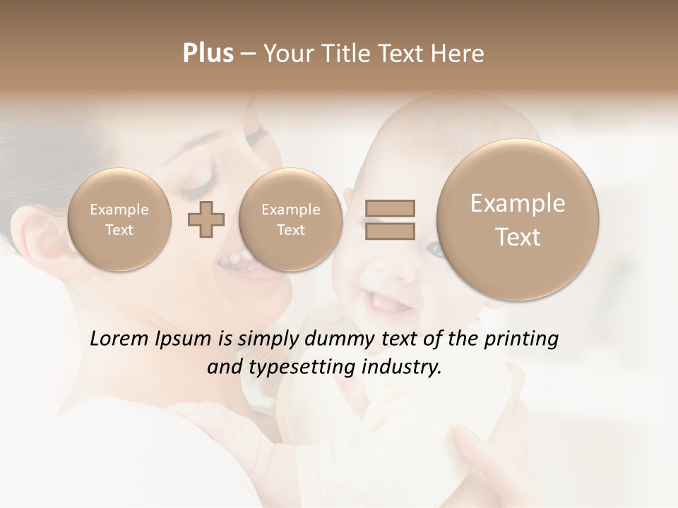 Small Face Cheerful PowerPoint Template