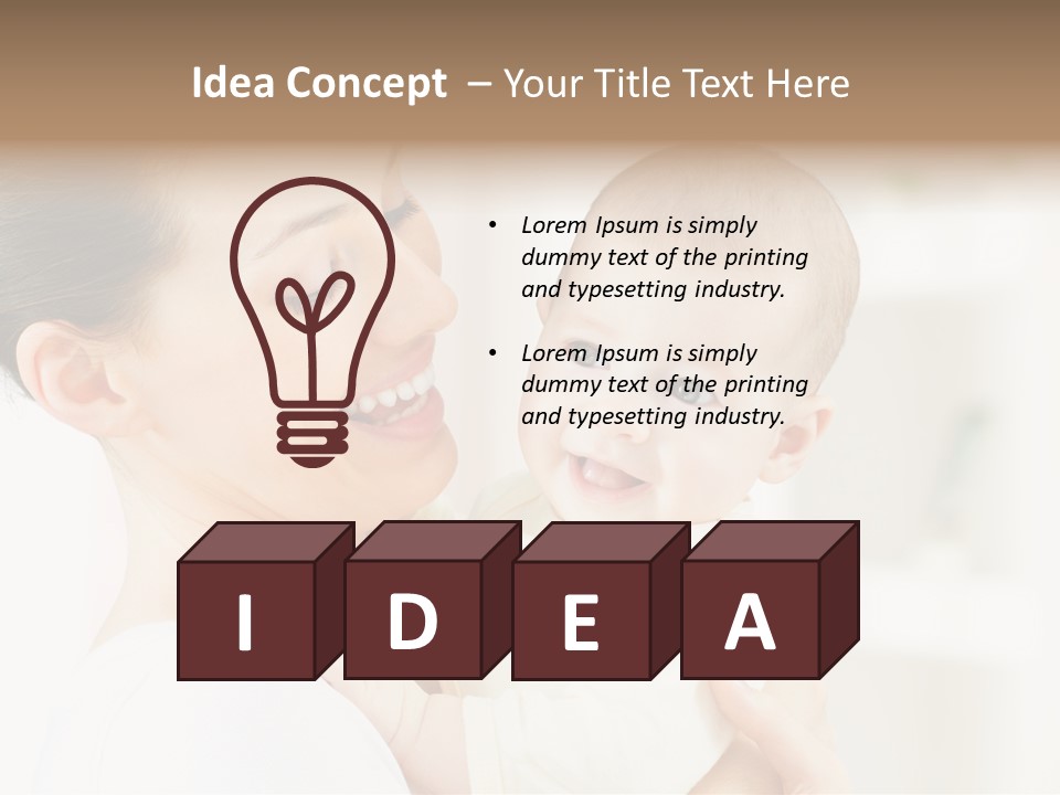 Small Face Cheerful PowerPoint Template