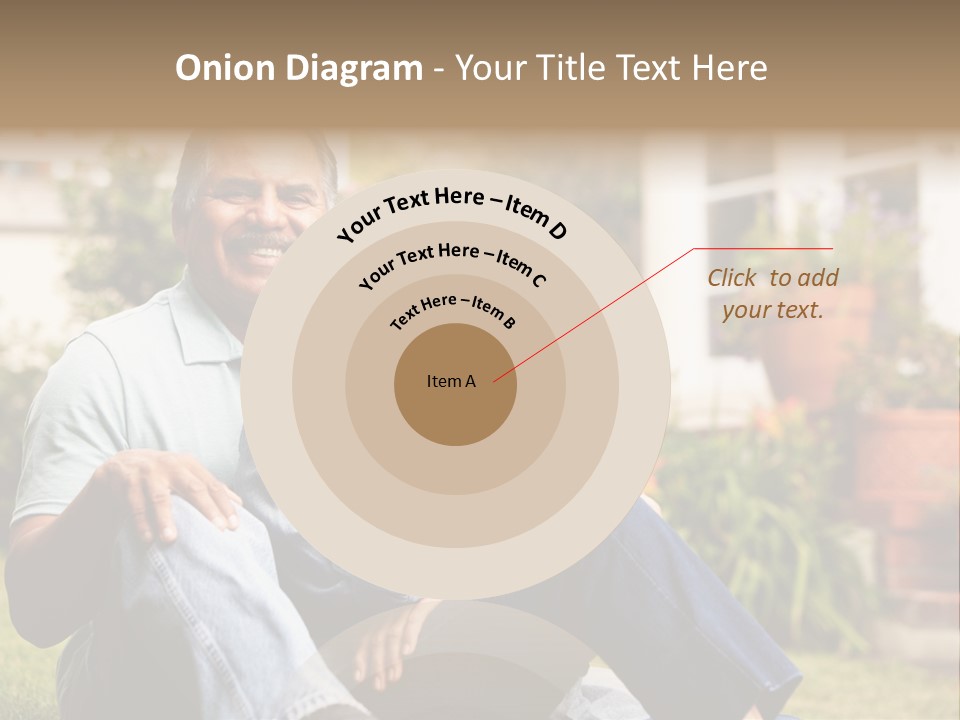 Woman Leisure Ground PowerPoint Template