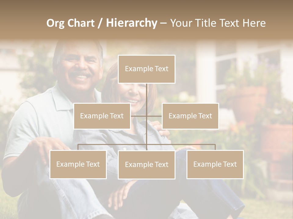 Woman Leisure Ground PowerPoint Template