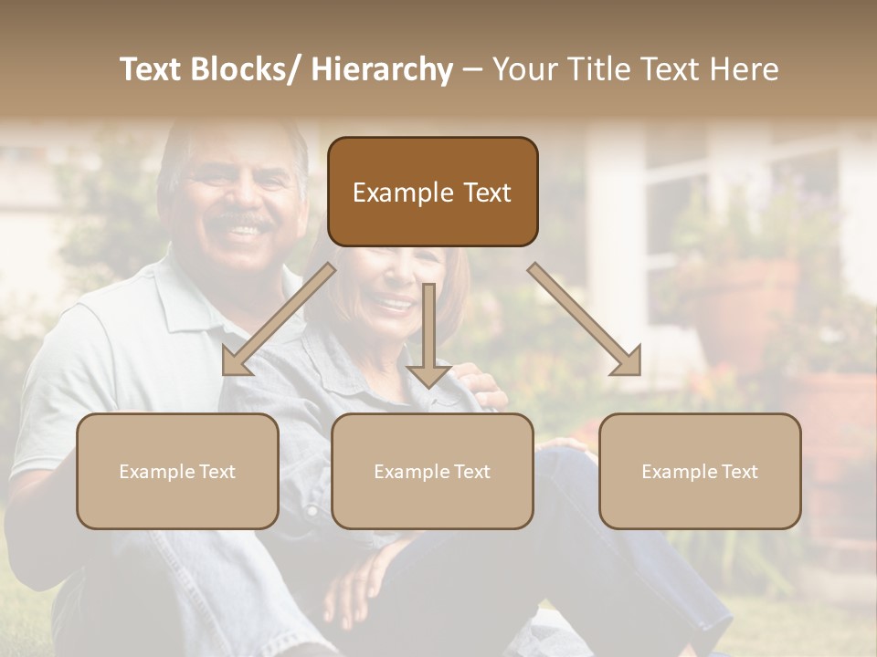 Woman Leisure Ground PowerPoint Template