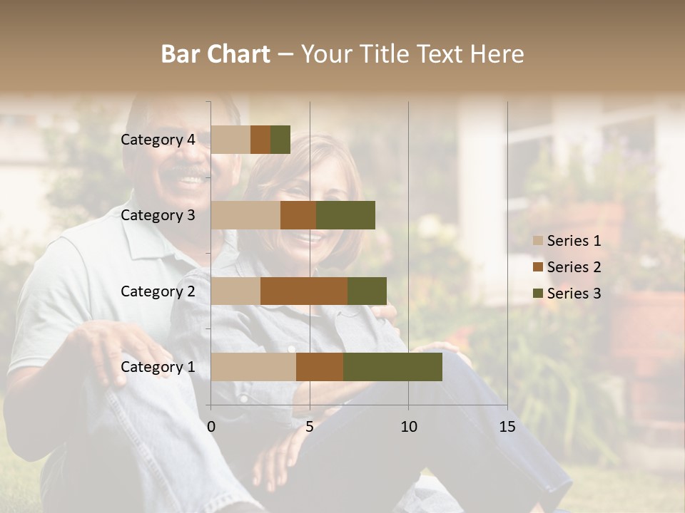 Woman Leisure Ground PowerPoint Template