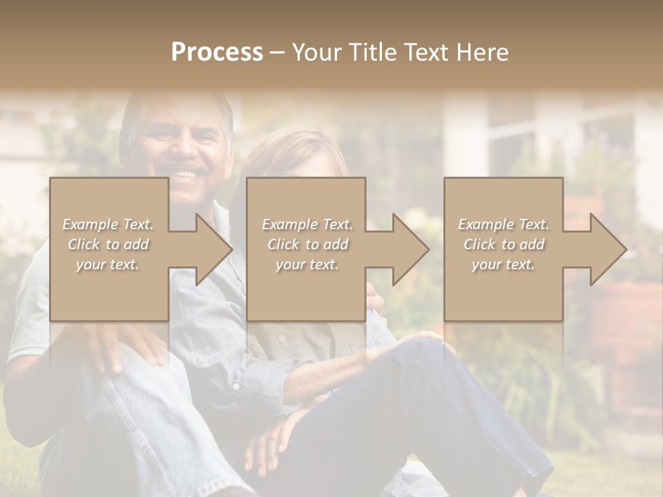Woman Leisure Ground PowerPoint Template
